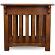 Bowery Hill Modern Wood End Table with Storage Drawer and Shelf in Oak