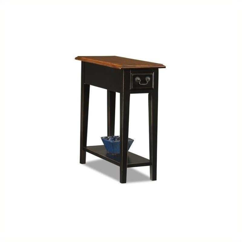 Bowery Hill Chairside End Table in Slate Finish