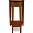 Bowery Hill Recliner Wedge Table in Medium Oak