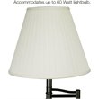 Bowery Hill Chairside Lamp Table with Drawer in Medium Oak Finish