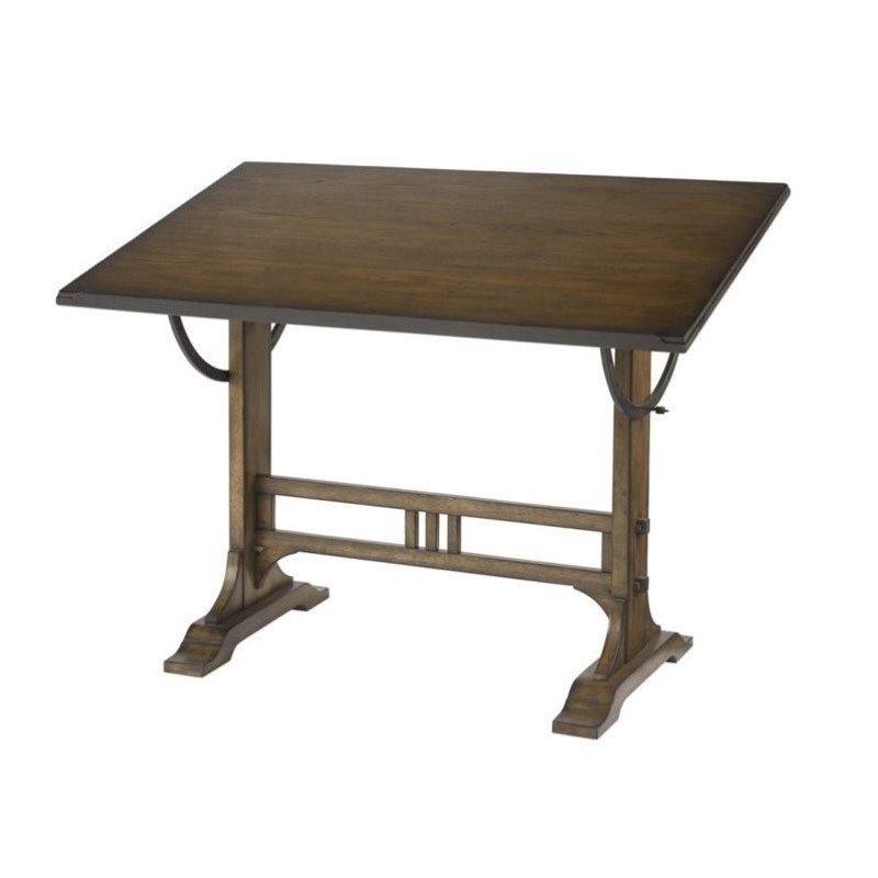 Bowery Hill Architect Drafting Desk in Oak
