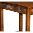 Bowery Hill Recliner Wedge End Table in Rustic Oak