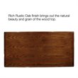 Bowery Hill Rectangular Coffee Table in Rustic Oak