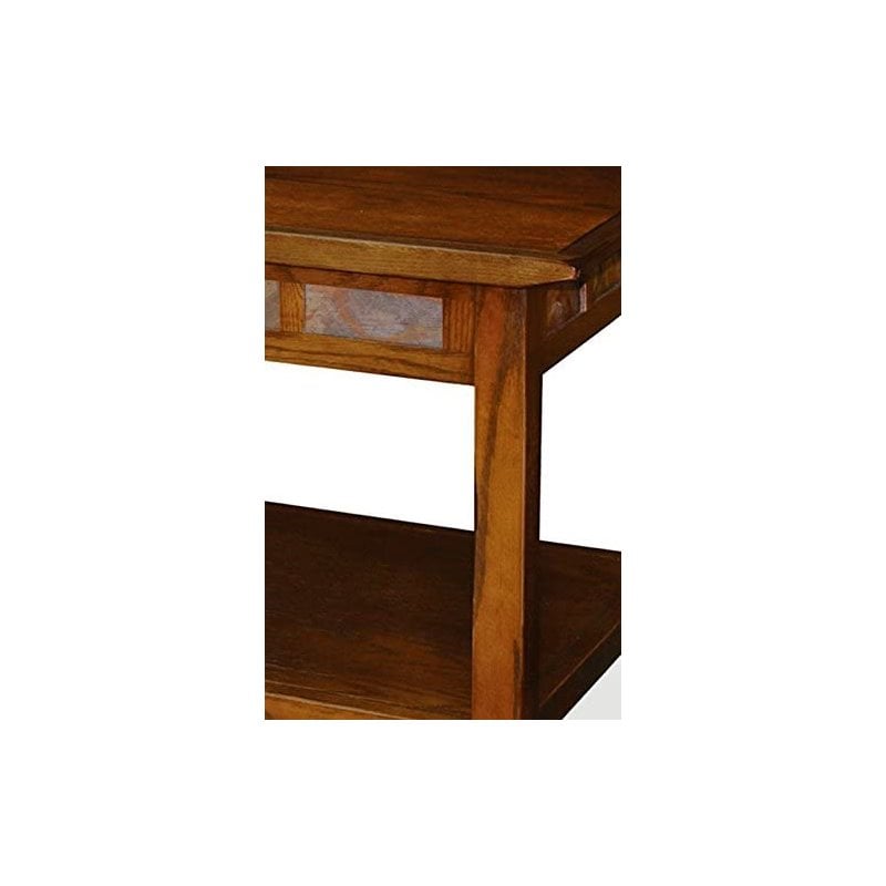 Bowery Hill Rectangular Coffee Table in Rustic Oak