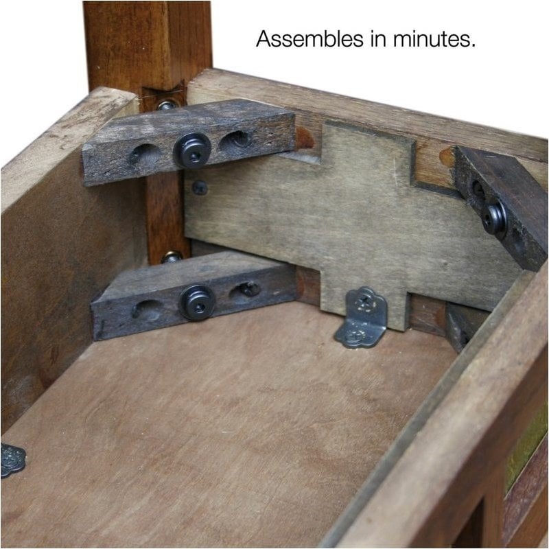 Bowery Hill Hall Stand in a Rustic Oak Finish