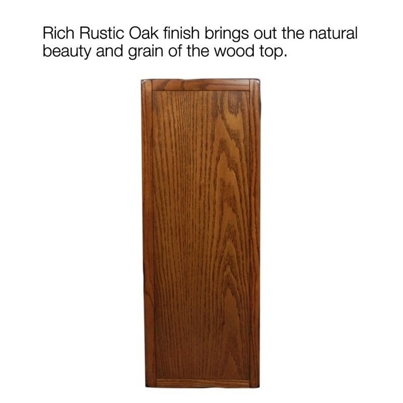 Bowery Hill Hall Stand in a Rustic Oak Finish