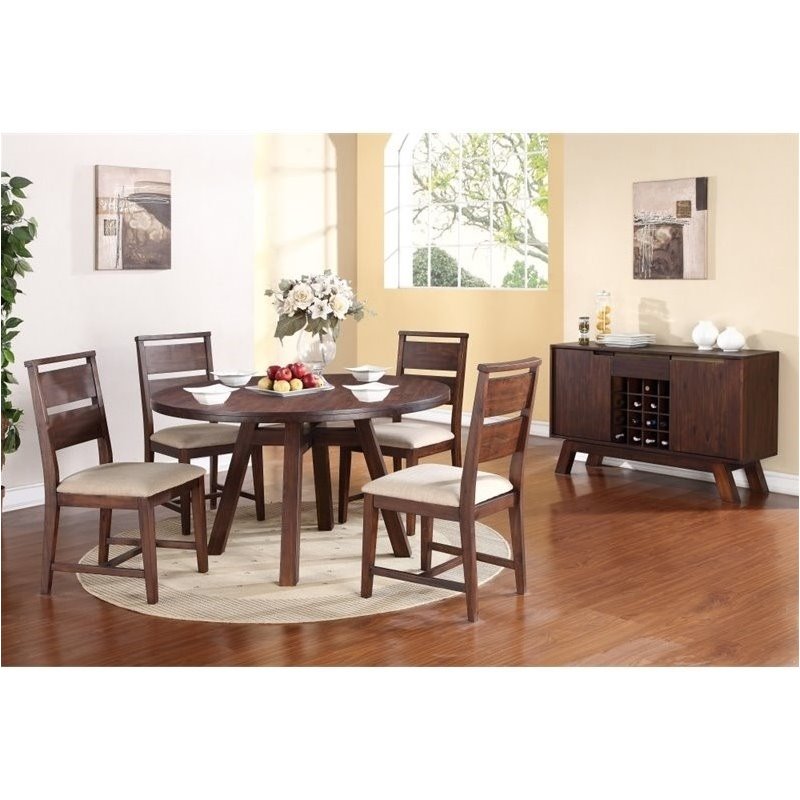Bowery Hill Dining Chair in Walnut (Set of 2)