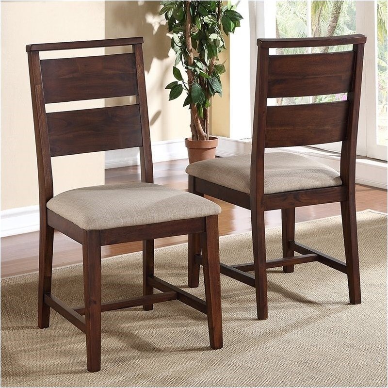 Bowery Hill Dining Chair in Walnut (Set of 2)