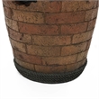 Bowery Hill Polyresin Brown Water Fountain Rectangular Weatherproof 32