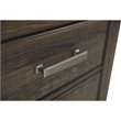 Bowery Hill Wood Dark Brown Nightstand Rectangular Vintage Casual Style 29.47