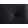 Bowery Hill Microfiber Black Loveseat Curved Minimal Assembly Required