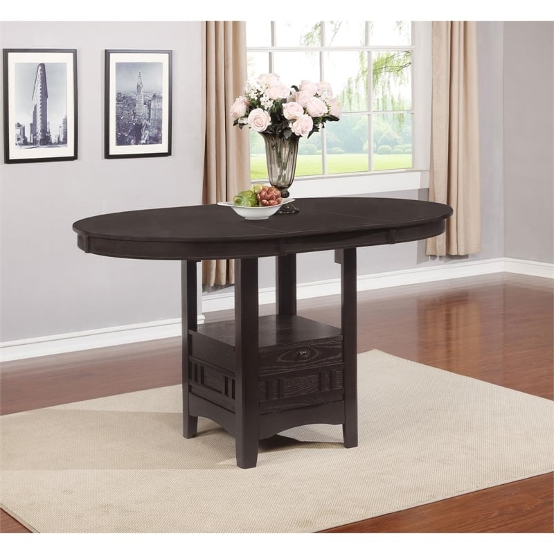 Bowery Hill Extendable Casual Counter Height Dining Table