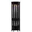 Bowery Hill Corner Curio in Black