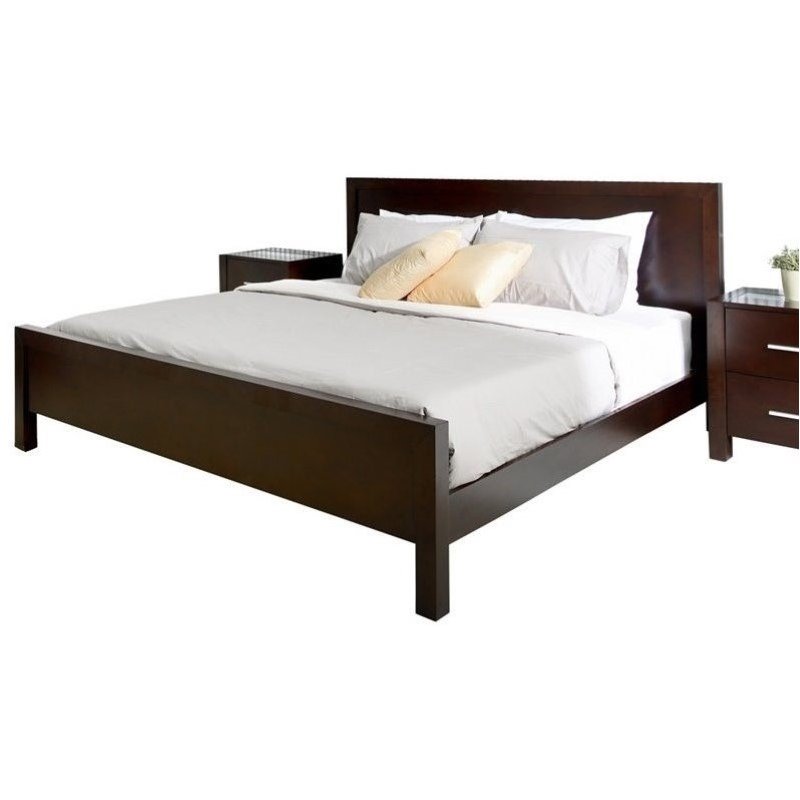 Entryway Furniture Bowery Hill Bowery Hill California King Panel Bed In Dark Truffle