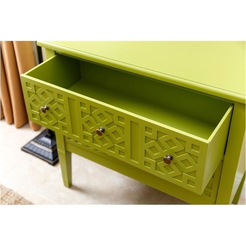 Bowery Hill Accent Table In Lime Green Bowery Hill Accent Table In Lime Green