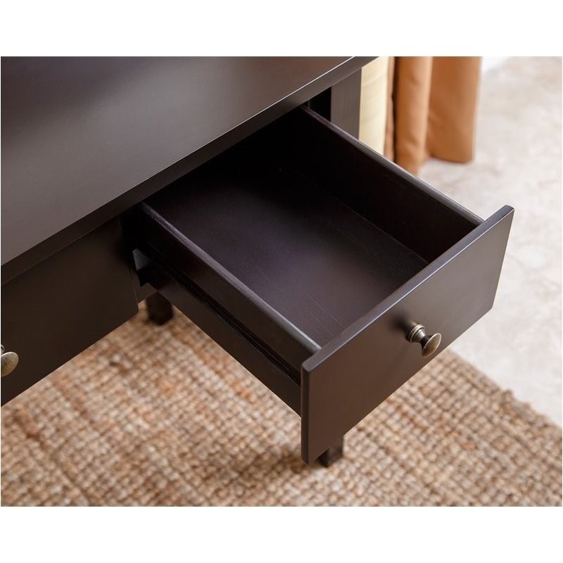 Bowery Hill Secretary Desk In Espresso Black Bowery Hill Secretary Desk In Espresso Black
