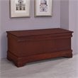 Bowery Hill Traditional Wood Cedar Blanket Chest in Warm Brown