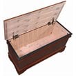 Bowery Hill Traditional Wood Cedar Blanket Chest in Warm Brown