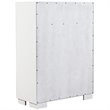 Bowery Hill 5 Drawer Contemporary Chest in White