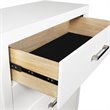 Bowery Hill 5 Drawer Contemporary Chest in White