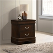 Bowery Hill 2 Drawer Nightstand in Cappuccino