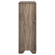 Bowery Hill MDF Washed Taupe 5 Drawer Chest Rectangular 50.25