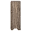 Bowery Hill MDF Washed Taupe 5 Drawer Chest Rectangular 50.25