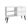 Bowery Hill 2-Drawer Mid-Century Wood TV Stand for TVs up to 32