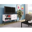 Bowery Hill 2-Drawer Mid-Century Wood TV Stand for TVs up to 32
