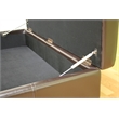 Bowery Hill Bonded Leather Brown Ottoman Rectangular Storage 47