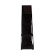 Bowery Hill 4 Shelf Bookcase in Dark Brown