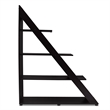Bowery Hill 4 Shelf Bookcase in Dark Brown