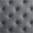 Bowery Hill Fabric Charcoal Gray Ottoman Square Tufted 34.63