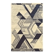 Bowery Hill 96'' x 132'' Transitional Wool Hand Tufted Rug in Navy/Ivory