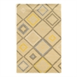 Bowery Hill 60''x 96'' Transitional Wool Hand Tufted Rug in Natural/Gray