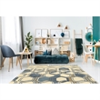 Bowery Hill 96''x132'' Transitional Wool Hand Tufted Rug in Ivory/Gray