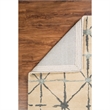 Bowery Hill 96''x132'' Transitional Wool Hand Tufted Rug in Ivory/Gray