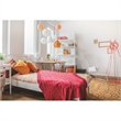 Bowery Hill 60''x 96'' Transitional Wool Hand Tufted Rug in Ivory/Coral
