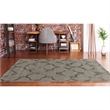 Bowery Hill 96''x132'' Transitional Wool Hand Tufted Rug in Slate Gray