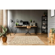 Bowery Hill 96''x 132'' Transitional Wool Hand Tufted Rug in Ivory/Charcoal