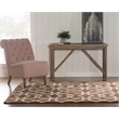 Bowery Hill 96''x 132'' Transitional Wool Hand Tufted Rug in Brown/Sand