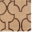 Bowery Hill 60''x 96'' Transitional Wool Hand Tufted Rug in Beige/Brown