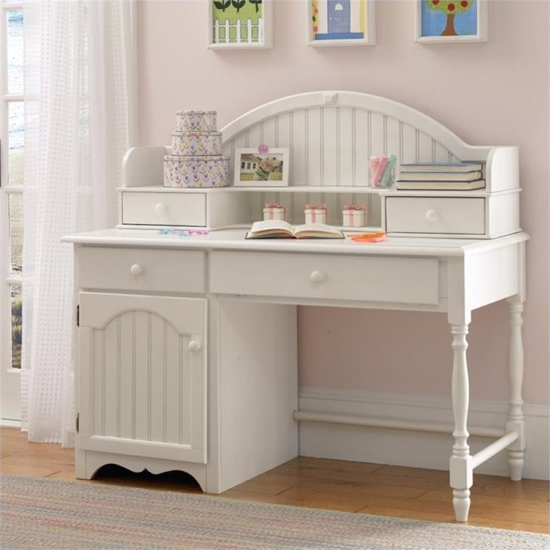 Kids Bowery Hill Bowery Hill Writing Desk With Hutch In Off White