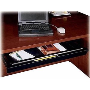 Bowery Hill Black Pencil Drawer Rectangular