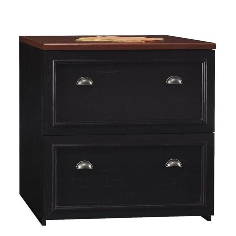  BOWERY HILL 2 Drawer Wood File Cabinet in Medium Oak,  Commercial Grade : Home & Kitchen