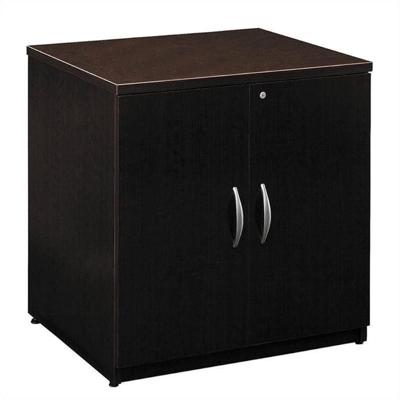 Bowery Hill Storage Cabinet in Mocha Cherry