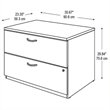 Bowery Hill 2 Drawer Lateral File in Mocha Cherry
