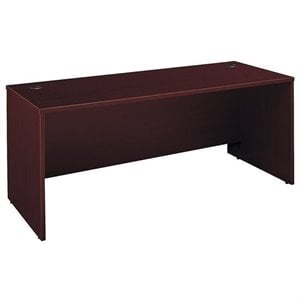 Bowery Hill 72&quot Desk Shell in Mahogany