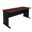 Bowery Hill Thermally Fused Laminate Hansen Cherry Desk Rectangular 72