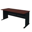 Bowery Hill Thermally Fused Laminate Hansen Cherry Desk Rectangular 72